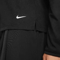Nike Women's Dri-FIT Victory Long Sleeve Polo -Golf Equipment Store nike womens dri fit victory long sleeve polo black detail1 itempicture