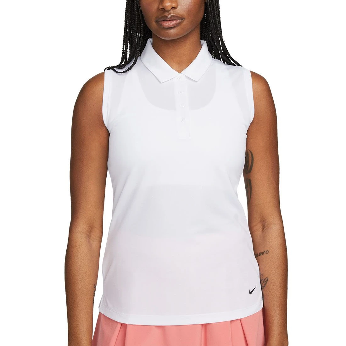 Nike Women's Dri-FIT Victory Sleeveless Polo 2 Nike Women's Dri-FIT Victory Sleeveless Polo - Image 2
