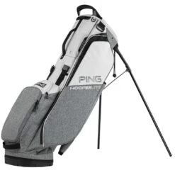 Ping Hoofer Lite Stand Bag -Golf Equipment Store ping 2023 hoofer lite stand bag heather grey platinum black itempicture