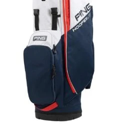 Ping Hoofer Lite Stand Bag -Golf Equipment Store ping 2023 hoofer lite stand bag navy platinum red detail2 itempicture