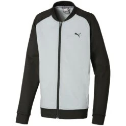 Puma Boys Full Zip Jacket -Golf Equipment Store puma 2021 boys full zip jacket quarry itempicture