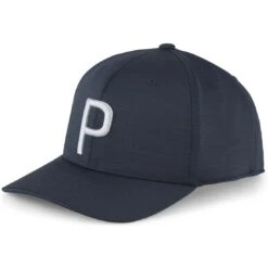 Puma P Snapback Hat 8 Puma P Snapback Hat -Golf Equipment Store puma 2023 p snapback hat deep navy ash grey itempicture