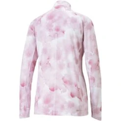 Puma Women's YOU-V Cloud Quarter Zip 5 Puma Women's YOU-V Cloud Quarter Zip -Golf Equipment Store puma 2023 womens you v cloud quarter zip orchid shadow back itempicture