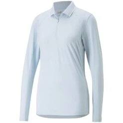 Puma Women's YOU-V Long Sleeve Polo 7 Puma Women's YOU-V Long Sleeve Polo -Golf Equipment Store puma 2023 womens you v long sleeve polo lucite itempicture