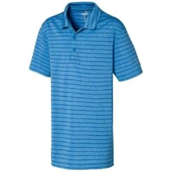 Puma Boys Rotation Stripe Polo -Golf Equipment Store puma boys rotation stripe polo ibiza blue