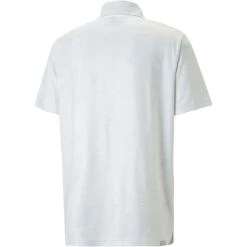 Puma Cloudspun Wheels Polo -Golf Equipment Store puma cloudspun wheels polo white back itempicture