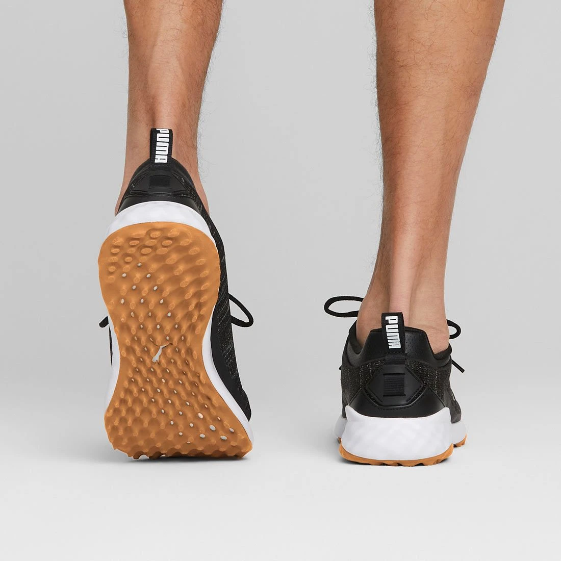 Puma Fusion Pro Golf Shoes Black/Silver 4 Puma Fusion Pro Golf Shoes Black/Silver - Image 4