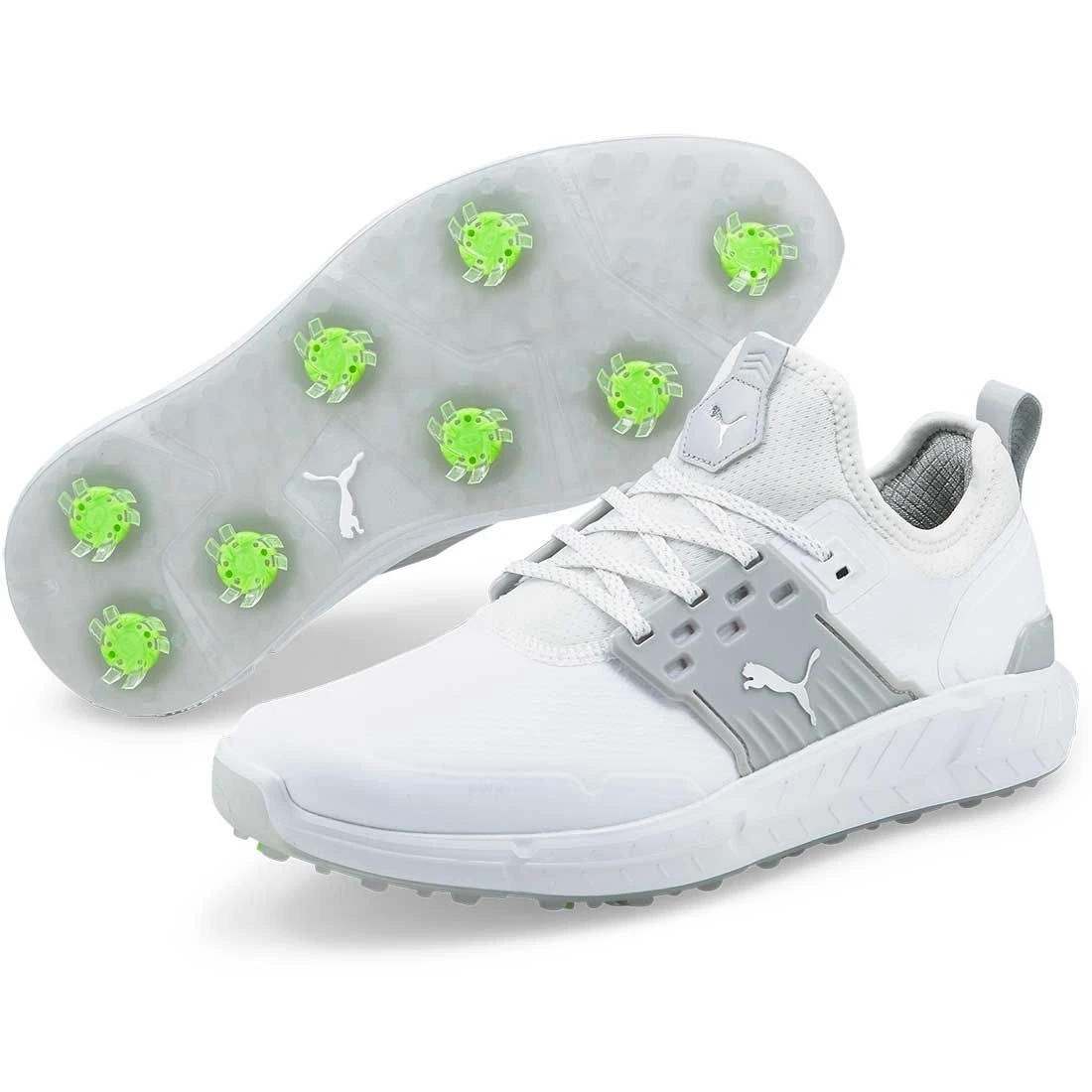 Puma Ignite Articulate Golf Shoes White/Silver/High Rise 3 Puma Ignite Articulate Golf Shoes White/Silver/High Rise - Image 3