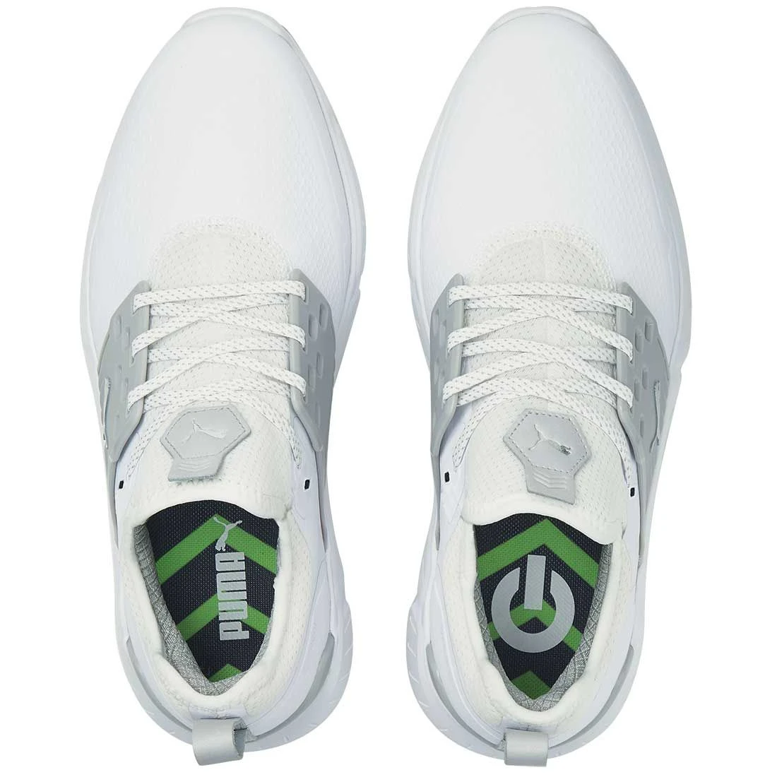 Puma Ignite Articulate Golf Shoes White/Silver/High Rise 4 Puma Ignite Articulate Golf Shoes White/Silver/High Rise - Image 4