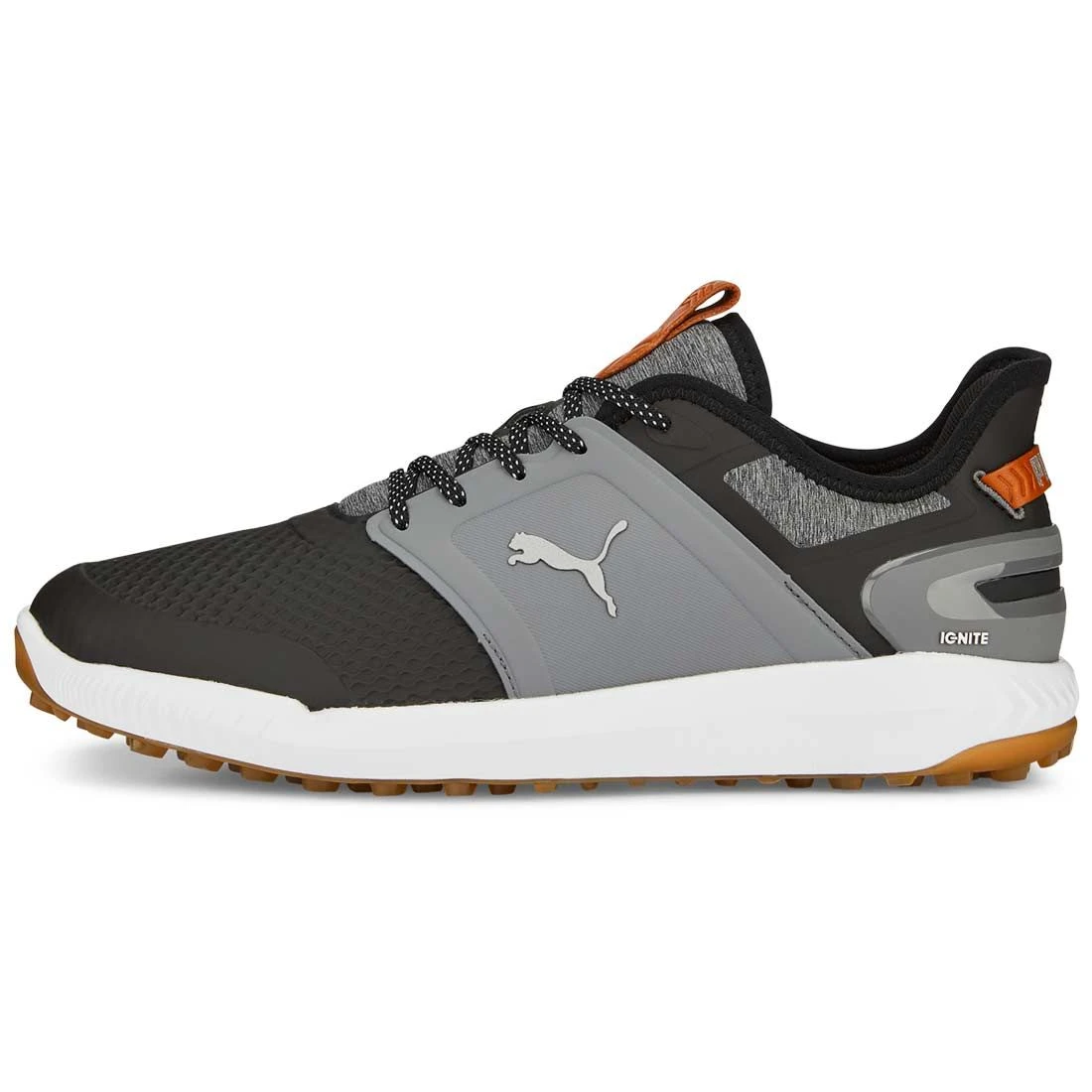Puma Ignite Elevate Golf Shoes Black/Quiet Shade/Gum 1 Puma Ignite Elevate Golf Shoes Black/Quiet Shade/Gum