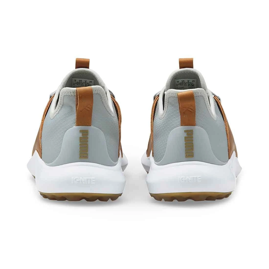 Puma Ignite Fasten8 Crafted Golf Shoes High Rise/Gold/Leather Brown 5 Puma Ignite Fasten8 Crafted Golf Shoes High Rise/Gold/Leather Brown - Image 5