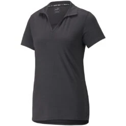 Puma Women's CLOUDSPUN Coast Polo -Golf Equipment Store puma 2022 womens cloudspun coast polo black itempicture
