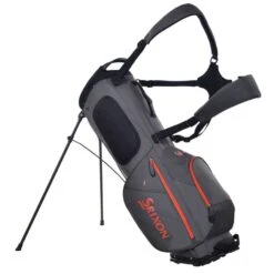 Srixon Ultra Light Stand Bag -Golf Equipment Store srixon 2021 ultra light stand bag grey orange back