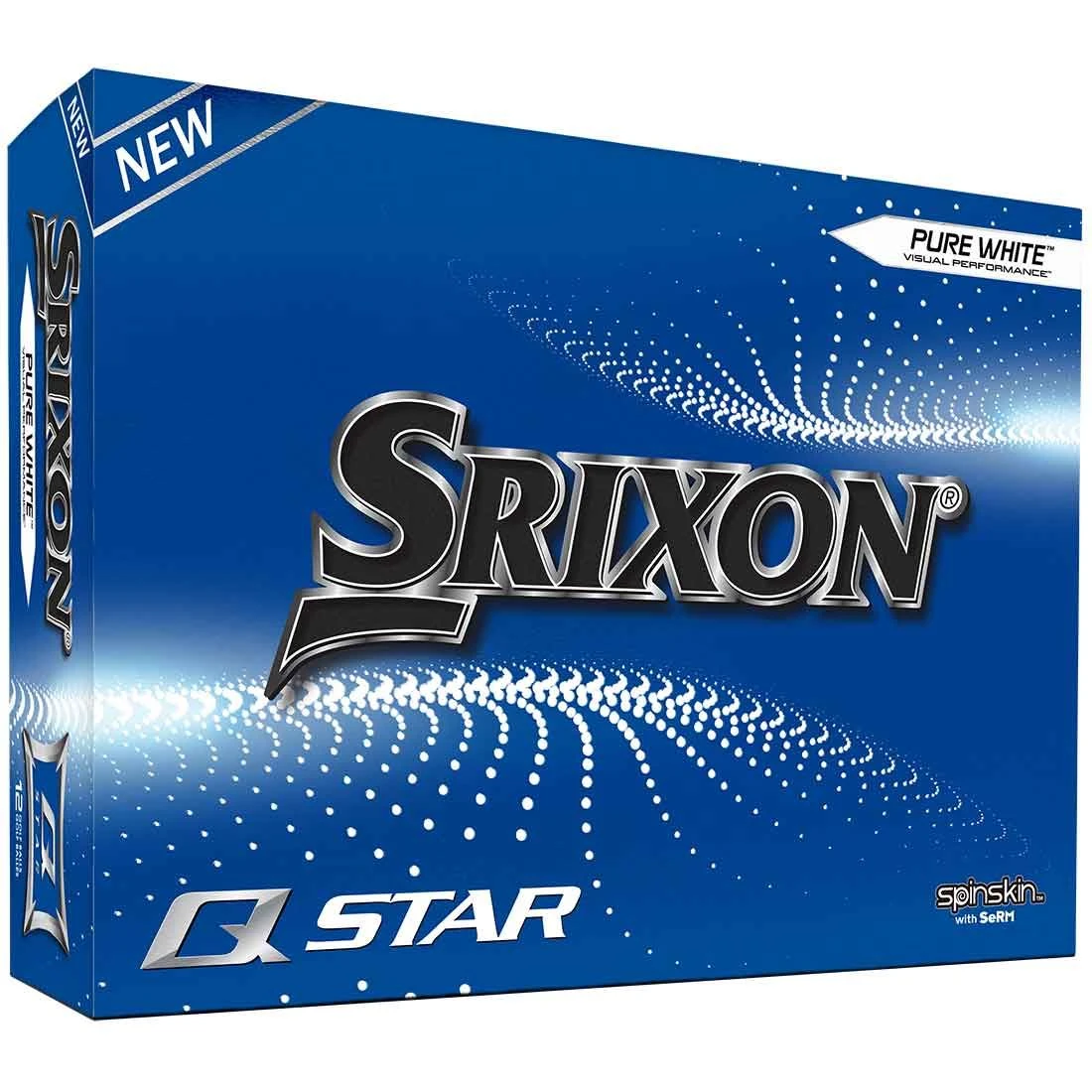 Srixon Q-Star 6 White Golf Balls 1 Srixon Q-Star 6 White Golf Balls