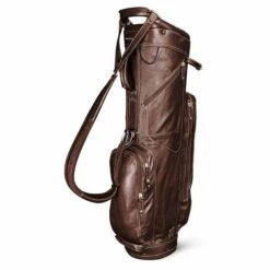 Sun Mountain Leather Cart Bag -Golf Equipment Store sun mountain 2019 leather cart bag brown khaki