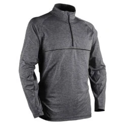 Sun Mountain Second Layer Pullover -Golf Equipment Store sun mountain 2020 second layer pullover steel heather