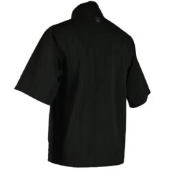 Sun Mountain Cirque Short Sleeve Rain Pullover -Golf Equipment Store sun mountain 2023 cirque ss rain pullover black back itempicture