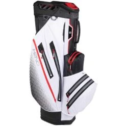 Sun Mountain 2023 H2NO Lite Cart Bag -Golf Equipment Store sun mountain 2023 h2no lite cart bag black white red back itempicture