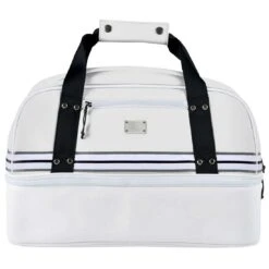 Sun Mountain Mid-Stripe Boston Bag -Golf Equipment Store sun mountain 2023 mid stripe boston bag white itempicture