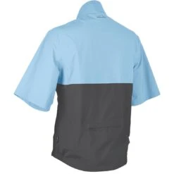 Sun Mountain Monsoon Short Sleeve Rain Pullover -Golf Equipment Store sun mountain 2023 monsoon ss rain pullover glacier steel back itempicture