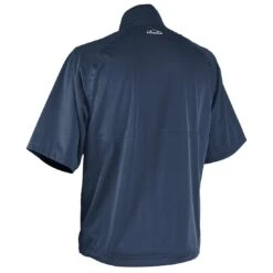 Sun Mountain Rainflex Elite Short Sleeve Rain Pullover -Golf Equipment Store sun mountain 2023 rainflex elite ss rain pullover navy back itempicture