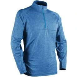 Sun Mountain Second Layer Pullover -Golf Equipment Store sun mountain 2023 second layer pullover pacific blue itempicture