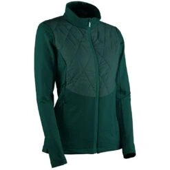 Sun Mountain Women's AT Hybrid Jacket -Golf Equipment Store sun mountain 2023 womens at hybrid jacket jade itempicture