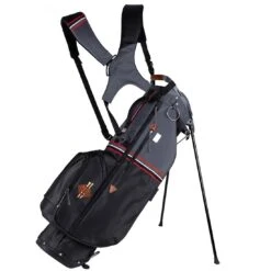 Sun Mountain Mid Stripe 14-Way Stand Bag -Golf Equipment Store sun mountain 2024 mid stripe 14 way stand bag black gunmetal red itempicture