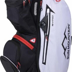 Sun Mountain Sync Cart Bag -Golf Equipment Store sun mountain 2024 sync cart bag black white rush red pocket itempicture