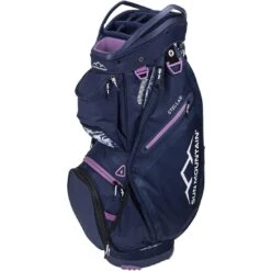 Sun Mountain Women's Stellar Cart Bag -Golf Equipment Store sun mountain 2024 womens stellar cart bag navy tropic navy violet itempicture
