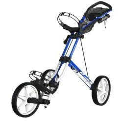 Sun Mountain Speed Cart V1R Push Cart -Golf Equipment Store sun mountain speed cart v1r push cart white blue itempicture