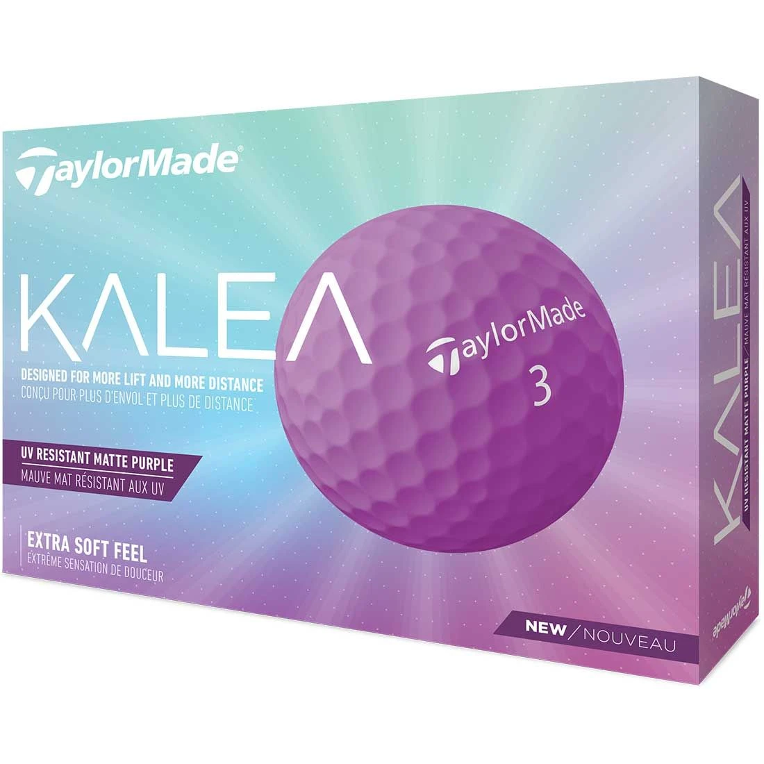 TaylorMade Women's Kalea Purple Golf Balls 1 TaylorMade Women's Kalea Purple Golf Balls