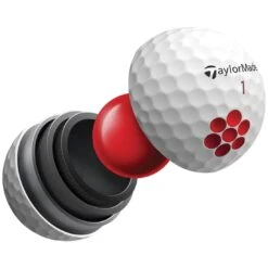 TaylorMade TP5x White Golf Balls 5 TaylorMade TP5x White Golf Balls -Golf Equipment Store taylormade 2021 tp5x white golf balls tech explode itempicture