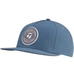TaylorMade 5 Panel Flat Bill Hat -Golf Equipment Store taylormade 2023 5 panel flat bill hat blue itempicture