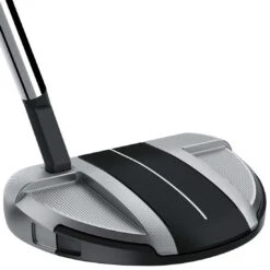 TaylorMade Spider GT Rollback Silver/Black Putter -Golf Equipment Store taylormade spider gt rollback silver black small slant putter back itempicture