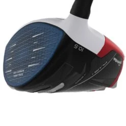TaylorMade Stealth 2 Plus Red/White/Blue Driver -Golf Equipment Store taylormade stealth 2 plus usa driver heel itempicture