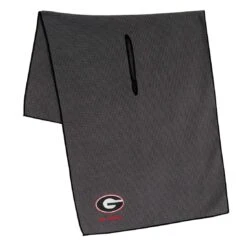 Team Effort NCAA 19 X 41 Grey Microfiber Towel -Golf Equipment Store te 02mtg georgia bulldogs 1