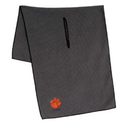 Team Effort NCAA 19 X 41 Grey Microfiber Towel -Golf Equipment Store te 22mtg clemson tigers 1