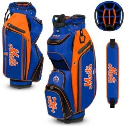 Team Effort MLB Bucket III Cooler Cart Bag -Golf Equipment Store team effort mlb bucket 3 cooler cart bag new york mets itempicture