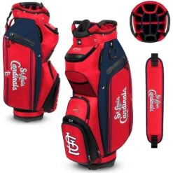 Team Effort MLB Bucket III Cooler Cart Bag -Golf Equipment Store team effort mlb bucket 3 cooler cart bag st louis cardinals itempicture