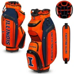 Team Effort NCAA Bucket III Cooler Cart Bag -Golf Equipment Store team effort ncaa bucket 3 cooler cart bag illinois fighting illini itempicture