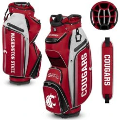 Team Effort NCAA Bucket III Cooler Cart Bag -Golf Equipment Store team effort ncaa bucket 3 cooler cart bag washington state cougars itempicture