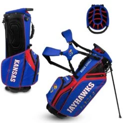 Team Effort NCAA Caddie Carry Hybrid Bag -Golf Equipment Store team effort ncaa caddie carry hybrid bag kansas jayhawks itempicture