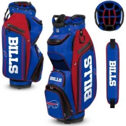 Team Effort NFL Bucket III Cooler Cart Bag -Golf Equipment Store team effort nfl bucket 3 cooler cart bag buffalo bills itempicture