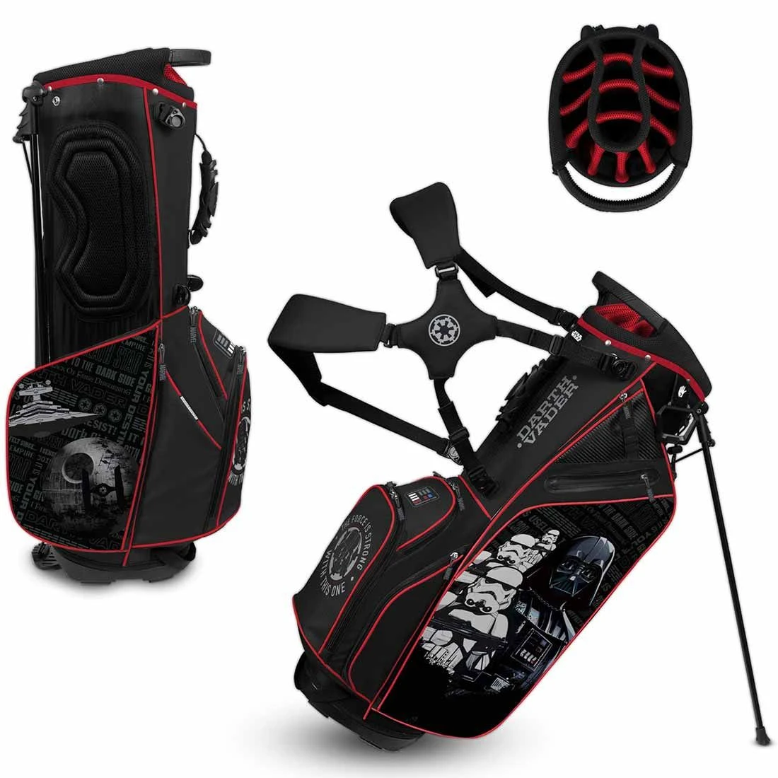 Team Effort Star Wars Darth Vader Caddie Carry Hybrid Bag 1 Team Effort Star Wars Darth Vader Caddie Carry Hybrid Bag