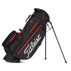 Titleist 2022 Players 4 Plus StaDry Stand Bag -Golf Equipment Store titleist 2021 players 4 plus staydry stand bag black black red