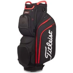 Titleist Cart 15 Cart Bag 11 Titleist Cart 15 Cart Bag -Golf Equipment Store titleist 2022 cart 15 cart bag black black red itempicture 1
