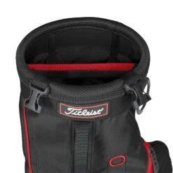Titleist Carry Bag -Golf Equipment Store titleist 2023 carry bag black black red top itempicture