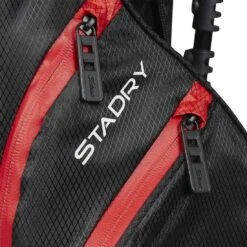Titleist Players 4 Stadry Stand Bag -Golf Equipment Store titleist 2023 players 4 stadry stand bag black black red detail1 itempicture