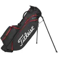 Titleist Players 4 Stadry Stand Bag -Golf Equipment Store titleist 2023 players 4 stadry stand bag black black red itempicture